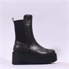 Marco Moreo Vale Platform Gusset Boot - Brown Leather